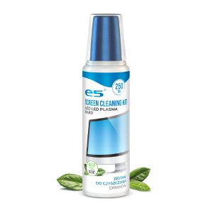 Płyn do czyszczenia ekranów TV LCD MONITORÓW zestaw z mikrofibrą 250ml